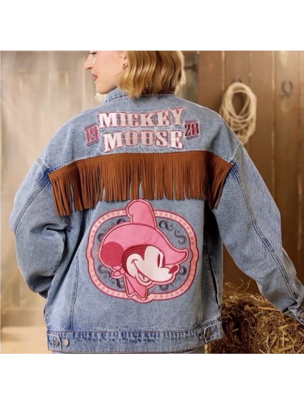 Disney Mickey Mouse Western Denim Jacket
